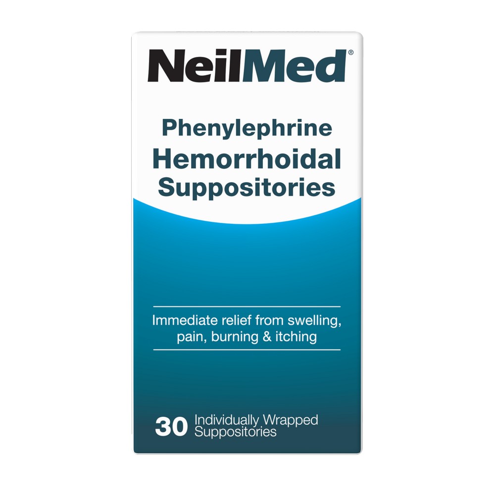 NeilMed Hemorroihdal Suppositories