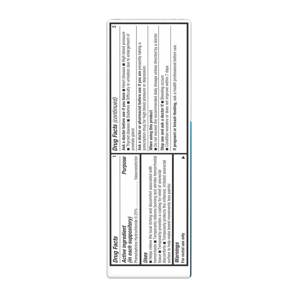 NeilMed Hemorroihdal Suppositories